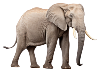 PNG African forest elephant wildlife animal mammal.