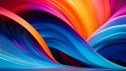 abstract colorful wave background