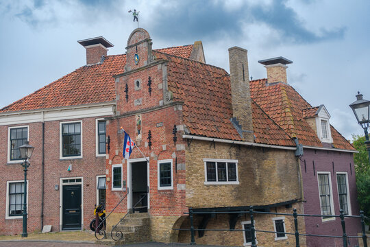 Korendragershuisje (grain carrier's house) in Franeker, which is  one of the Eleven Cities of Friesland in The  Netherlands