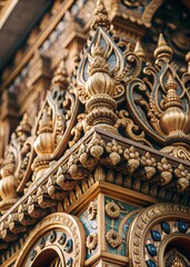 Fototapeta premium detail of the temple