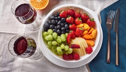 フルーツの盛り合わせ