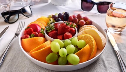 フルーツの盛り合わせ