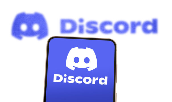 Discord server displayed on smartphone