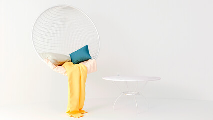 part of the white room, 3d