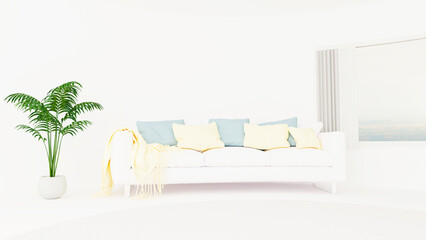part of the white room, 3d