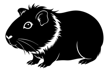 
guinea pig silhouette, Guinea Pig vector illustration