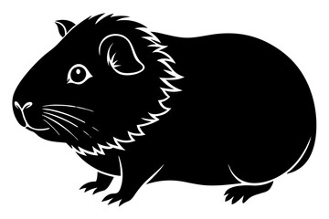 
guinea pig silhouette, Guinea Pig vector illustration