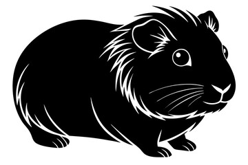 
guinea pig silhouette, Guinea Pig vector illustration