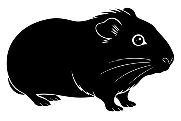 
guinea pig silhouette, Guinea Pig vector illustration