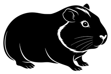 
guinea pig silhouette, Guinea Pig vector illustration