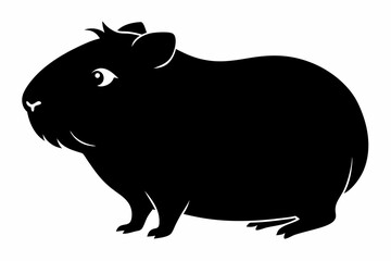 
guinea pig silhouette, Guinea Pig vector illustration