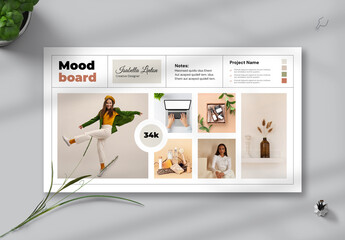 Simple Moodboard Presentation Layout