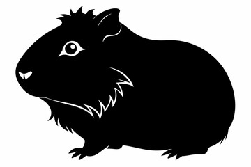 
guinea pig silhouette, Guinea Pig vector illustration