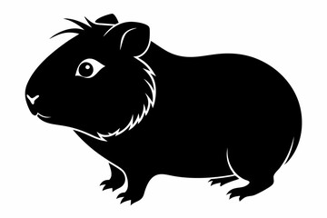 
guinea pig silhouette, Guinea Pig vector illustration