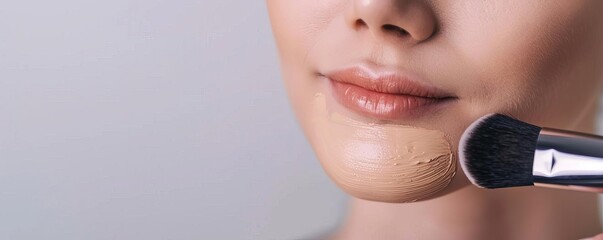 make up cosmetics application