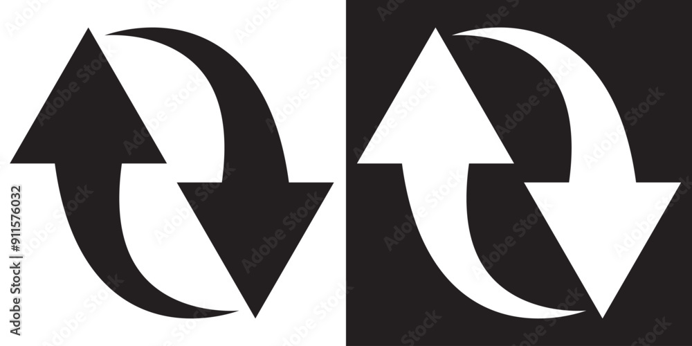 Poster vector up and down arrow flat style. up and down arrows icon vector. eps 10.