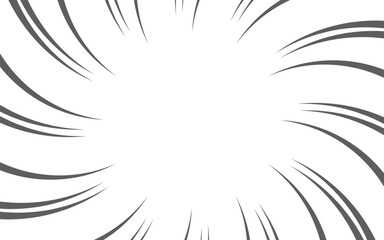 Obraz premium Comic book and manga speed lines background. Super hero action, explosion background. Vector illustration
