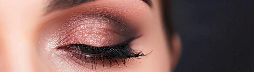Fototapeta premium make up cosmetics application