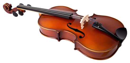 Fototapeta premium PNG Violin transparent background performance orchestra.