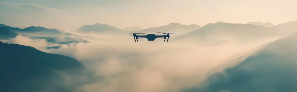 Drone industry, thecnology evolvment using drones, futuristic solutions, advance tech, a theme.