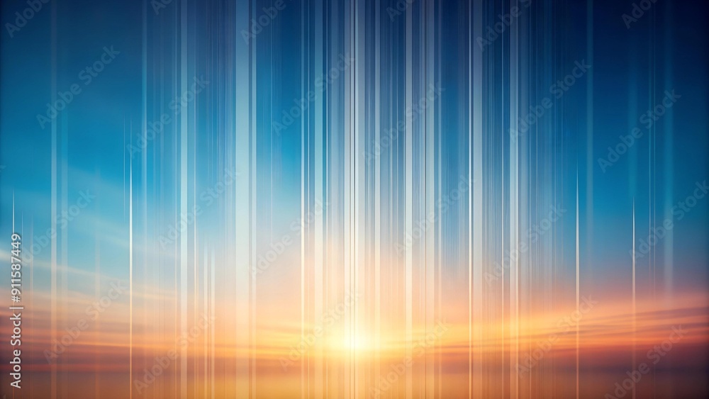 Aufkleber a soft and tranquil gradient background inspired by a peaceful dawn sky generative ai