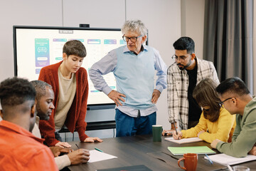 Cross-generational group collaboration digital workspace