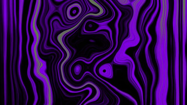 Liquid Fractual Motion Graphic Background, loop animation, 4k