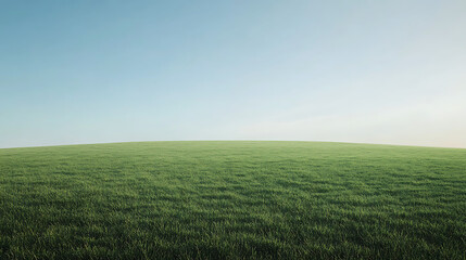 Obraz premium Green Grassy Field