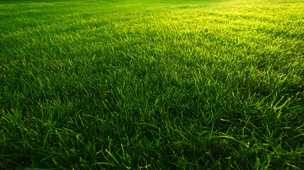 Fototapeta premium Green Grassy Field