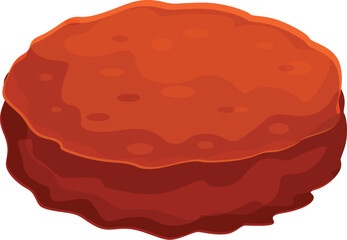 Juicy cooked burger patty waiting to be added to a delicious hamburger with all the fixings