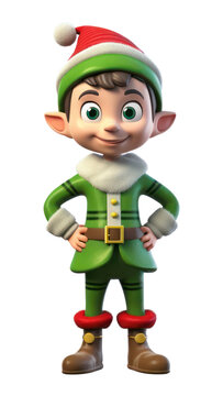 PNG Figurine elf white background representation.