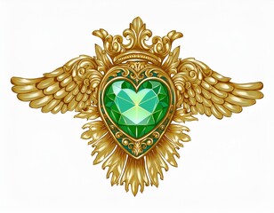 Ex-Voto C&oelig;ur emeraude