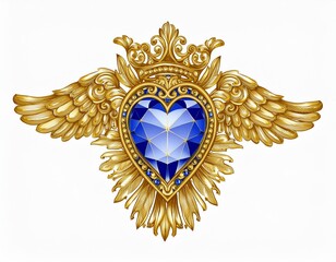 Ex-Voto C&oelig;ur Saphir