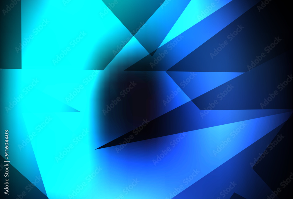 Poster dark blue vector pattern with polygonal style.
