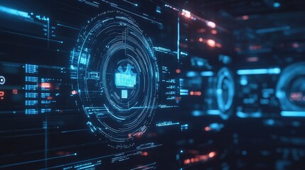 Floating holographic interfaces in a dark room