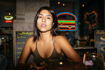 Casual Evening at a Trendy Cafe