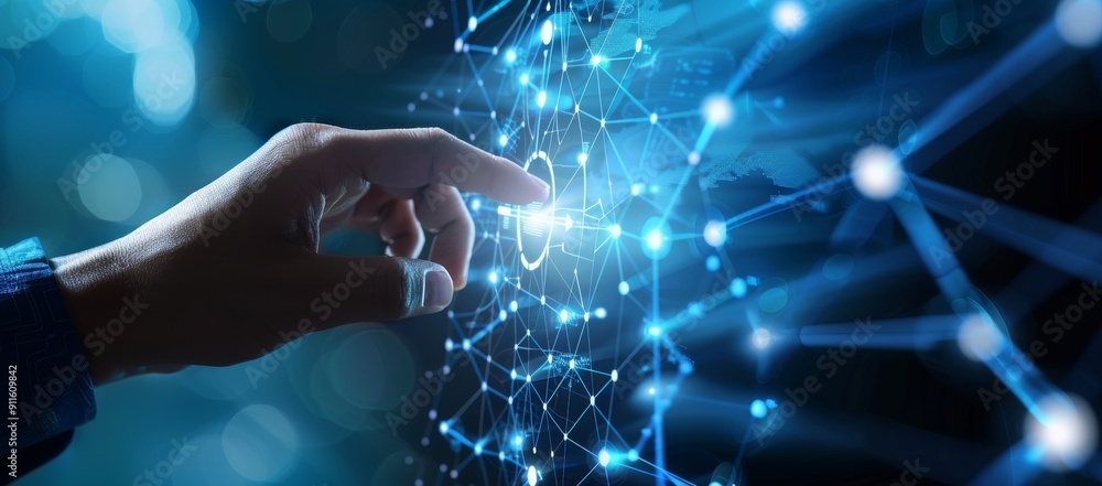 Poster immerse yourself in the cuttingedge technology of hand interaction, digital interfaces, ai, and virt