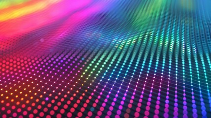 Obraz premium fiber optics background with lots spots