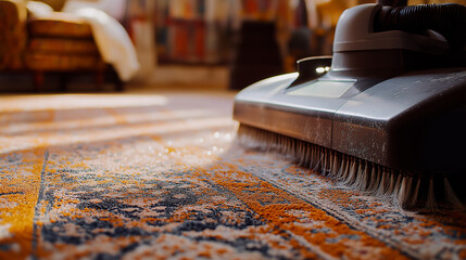 vacuum cleaner in house