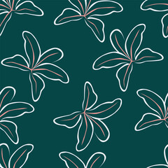 Seamless flowers pattern, floral print.