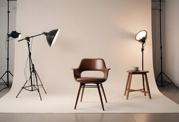 shot of a modern chair