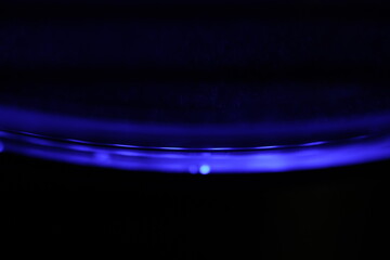 water drop falling into water