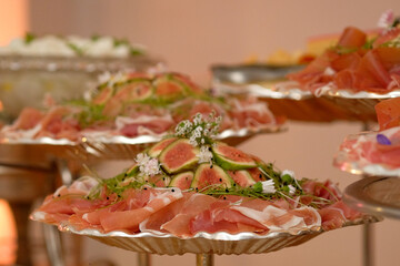 table setting at a wedding reception, table setting at a restaurant, table setting, table with...