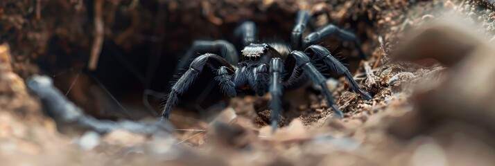 Defensive female Sydney Funnel Web spider
