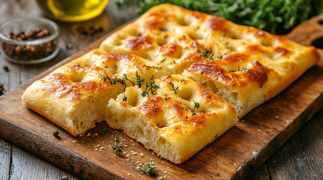 italian focaccia  bread
