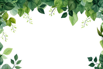 Obraz premium PNG Border green backgrounds pattern.
