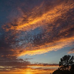 red sunset over the skysky, sunset, cloud, clouds, sun, orange, nature, sunrise, dusk, red, evening, dramatic, sunlight, beautiful, cloudscape, abstract, color, weather, landscape, blue, fire, sundown