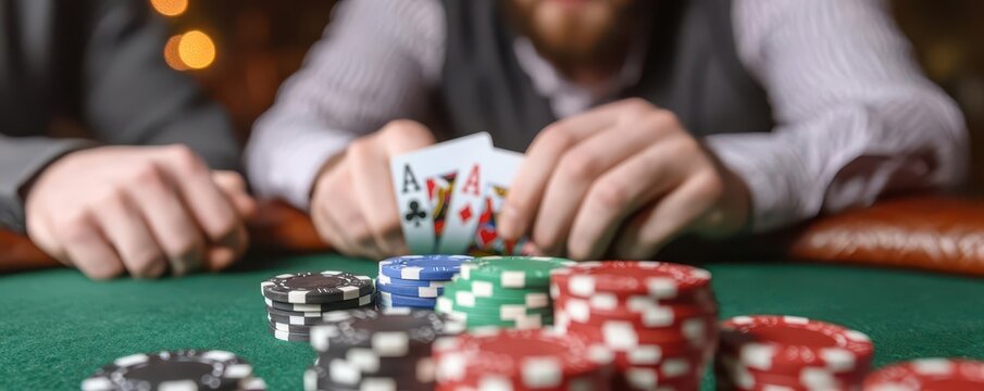 Illicit poker game in a smoky underground bar, players casting furtive glances