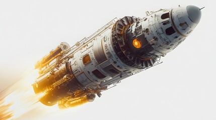 Png space mission patch sticker, 3D rendering, transparent background