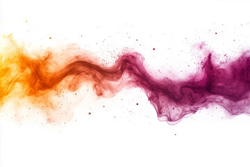 Sound waves of effect isolate on white background